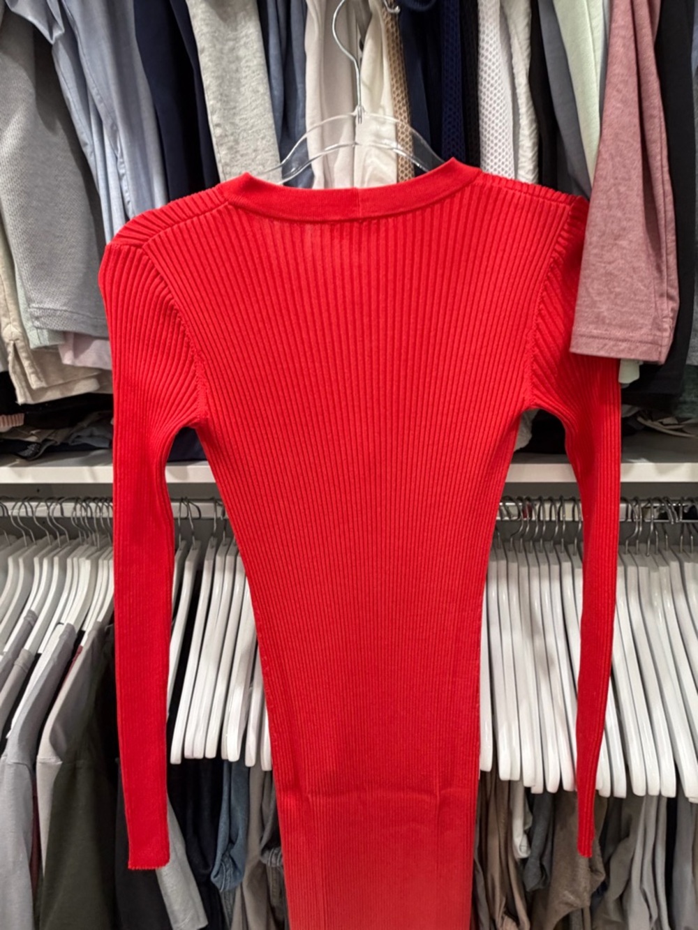 STAUD Shoko Ombré Rib-Knit Midi-Dress - Picture 6 of 6